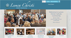 Desktop Screenshot of lumenchristicc.org