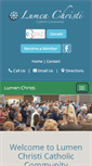 Mobile Screenshot of lumenchristicc.org